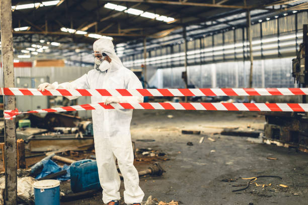 Professional Crime Scene Cleanup technician working in Naples, ME